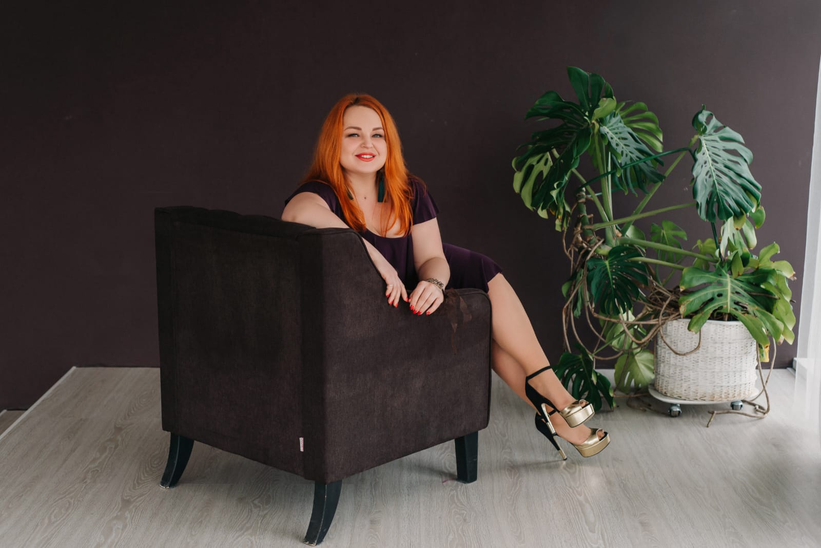 Iryna Rassadina i sin studio i Östersund